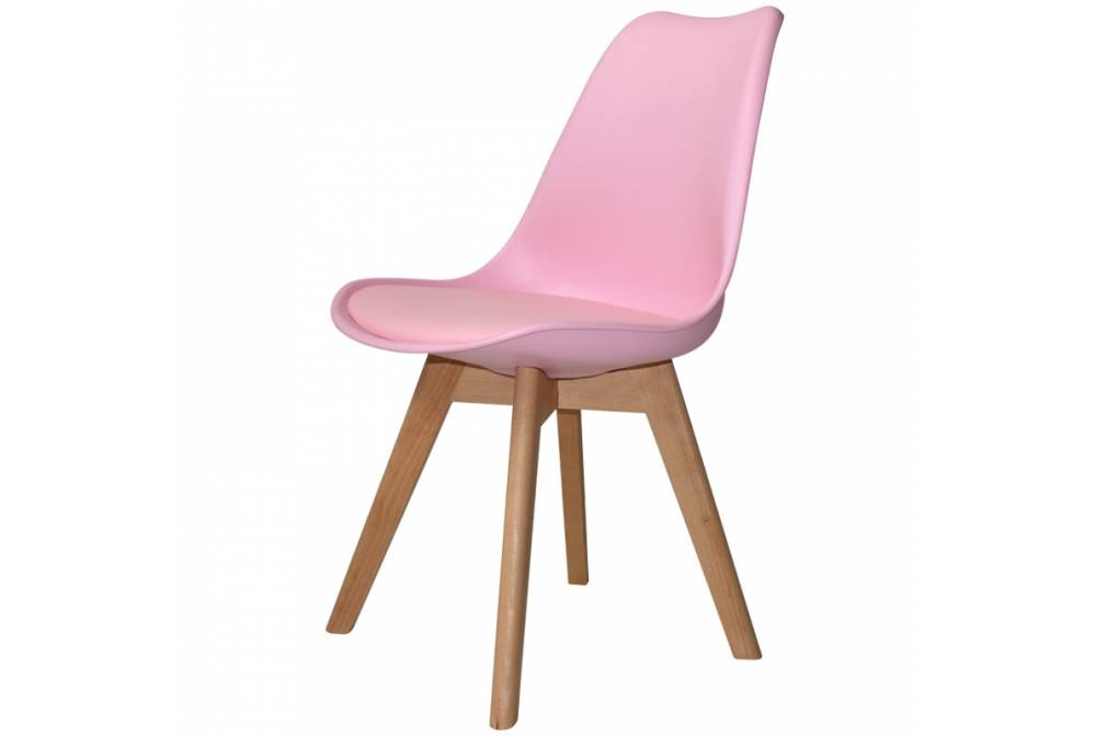 SILLA NEW TOWER WOOD ROSA EXTRA QUALITY - Sillas Tower 