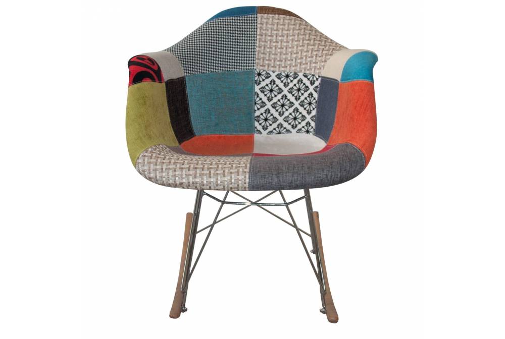 SILLÃ“N MECEDORA TOWER WOOD PATCHWORK