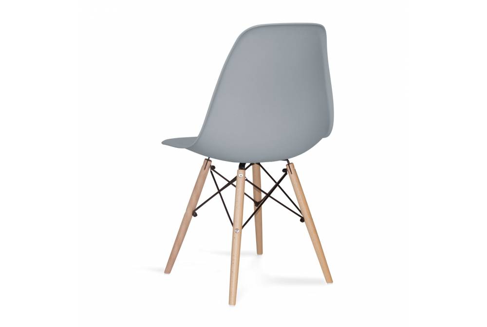 SILLA TOWER WOOD GRIS EXTRA QUALITY - Sillas Tower 