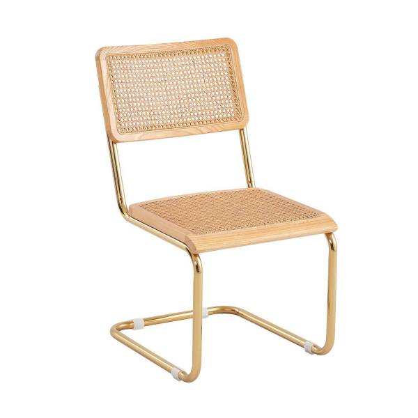 SILLA ZULMA NATURAL GOLD