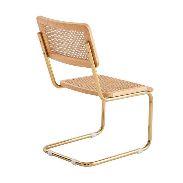 SILLA ZULMA NATURAL GOLD