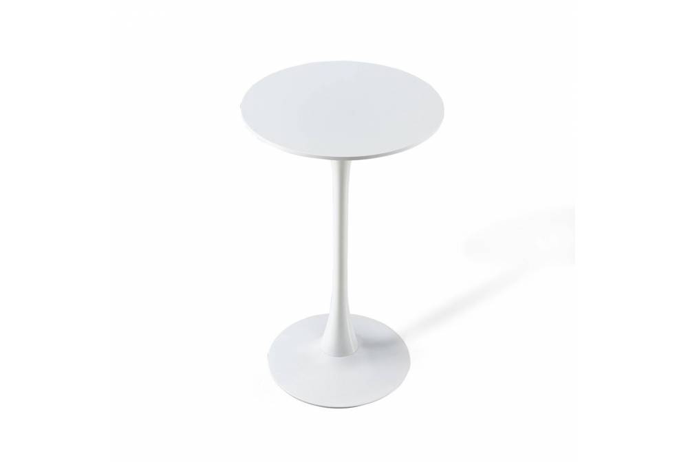 MESA ALTA IBIZA WHITE Ø60 CM