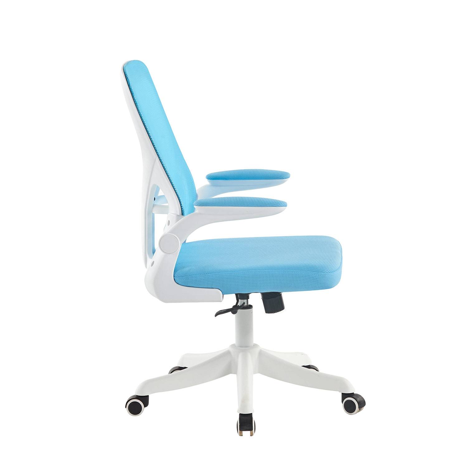 SILLA DE ESCRITORIO CON RUEDAS STUDIO AZUL - Sillas Escritorio Juvenil 