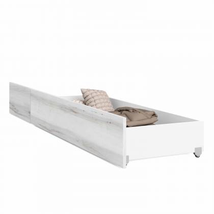 CAJÓN PARA CAMA ARLÉS 191X50 CM BLANCO NÓRDICO - Cabeceros de cama 