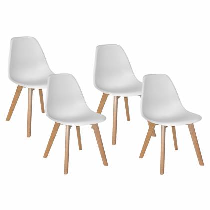 Pack de 4 sillas New Tower Wood Combi